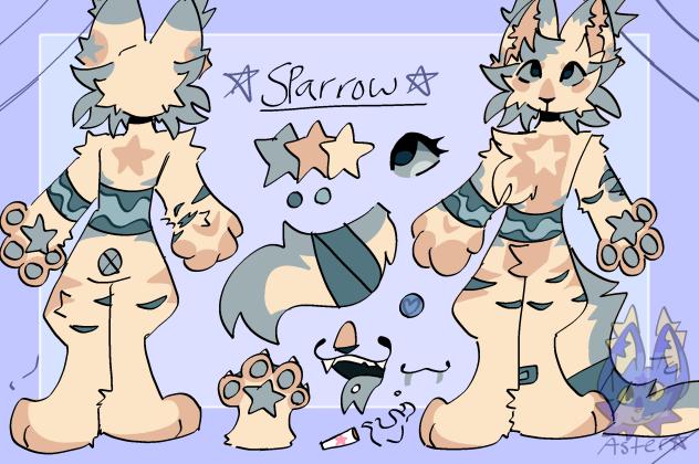 sparrow ref sheet