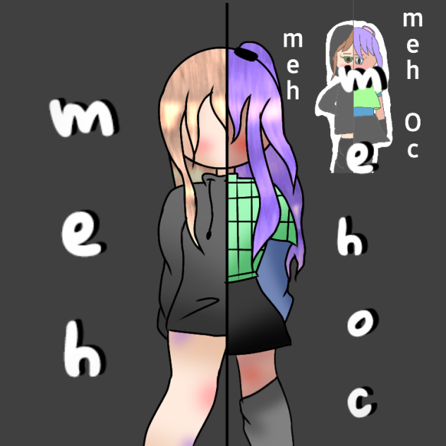 me vs my oc uwu