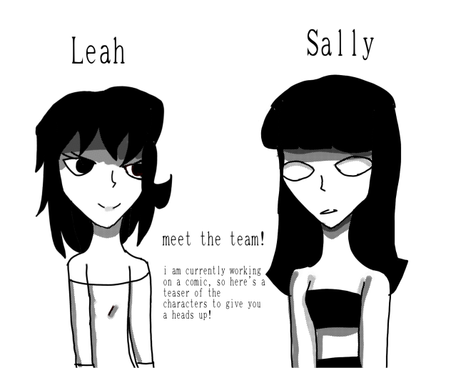 Meet the characters for my comic!