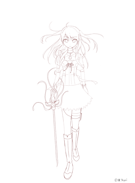 覚醒の焔・塗り絵