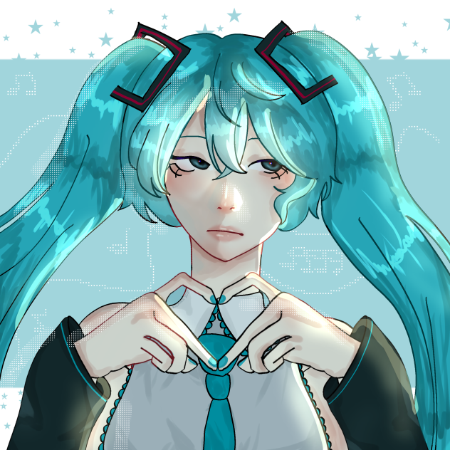 Literally miku 😌💪💙