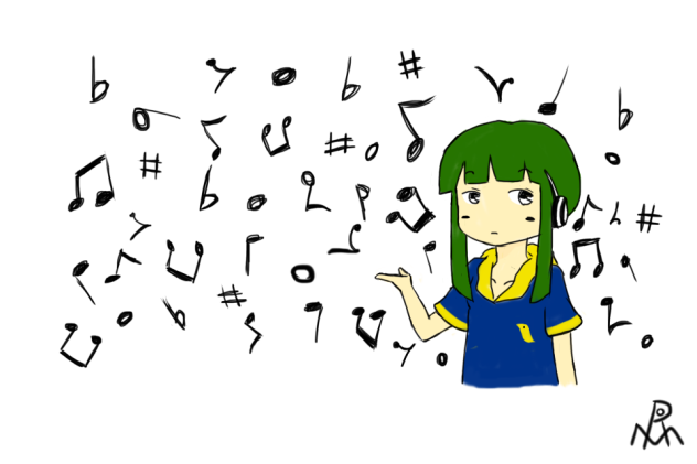 私の音【Twitterヘッダー用フリー素材】