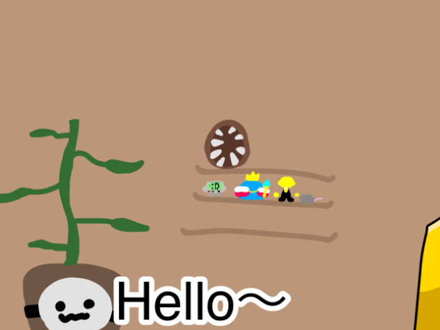 遊びに来たヌーブくん