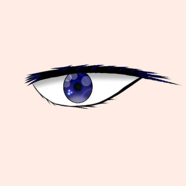 purple eye