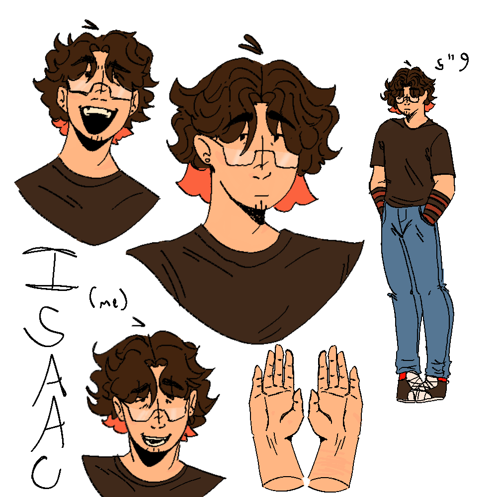 A ref sheet of me or my persona ^^ - ibisPaint