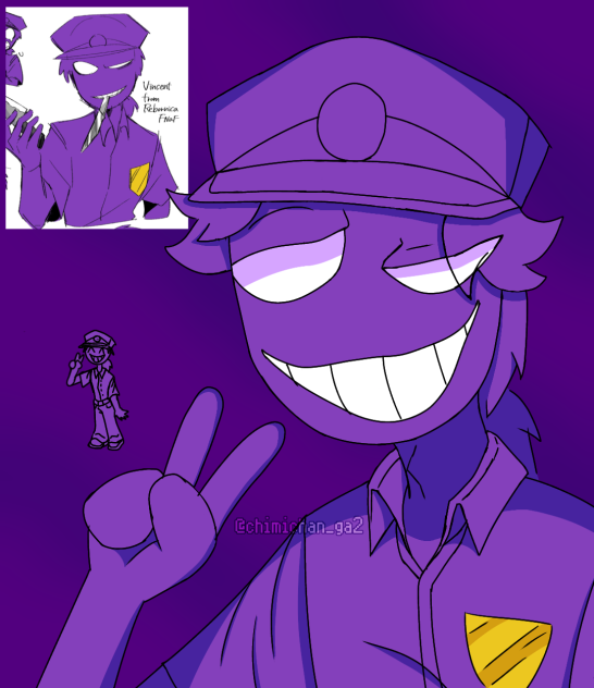 Vincent FNaF Rebornica AU