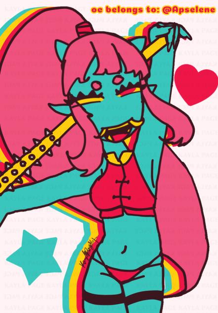 @apselene oni fanart🌺