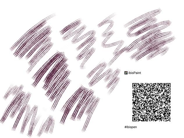 Low opacity ver brush qr