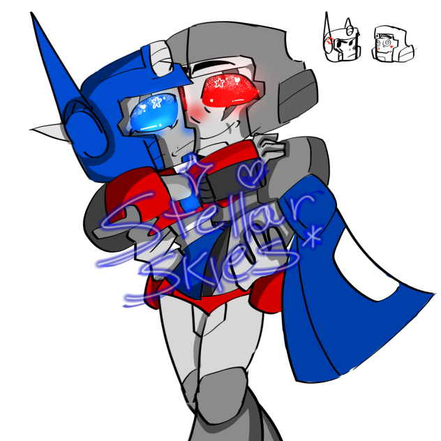Megatron Carrying Optimus