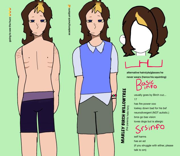ref sheet of my fav oc ️ (tw sh , ed) - ibisPaint