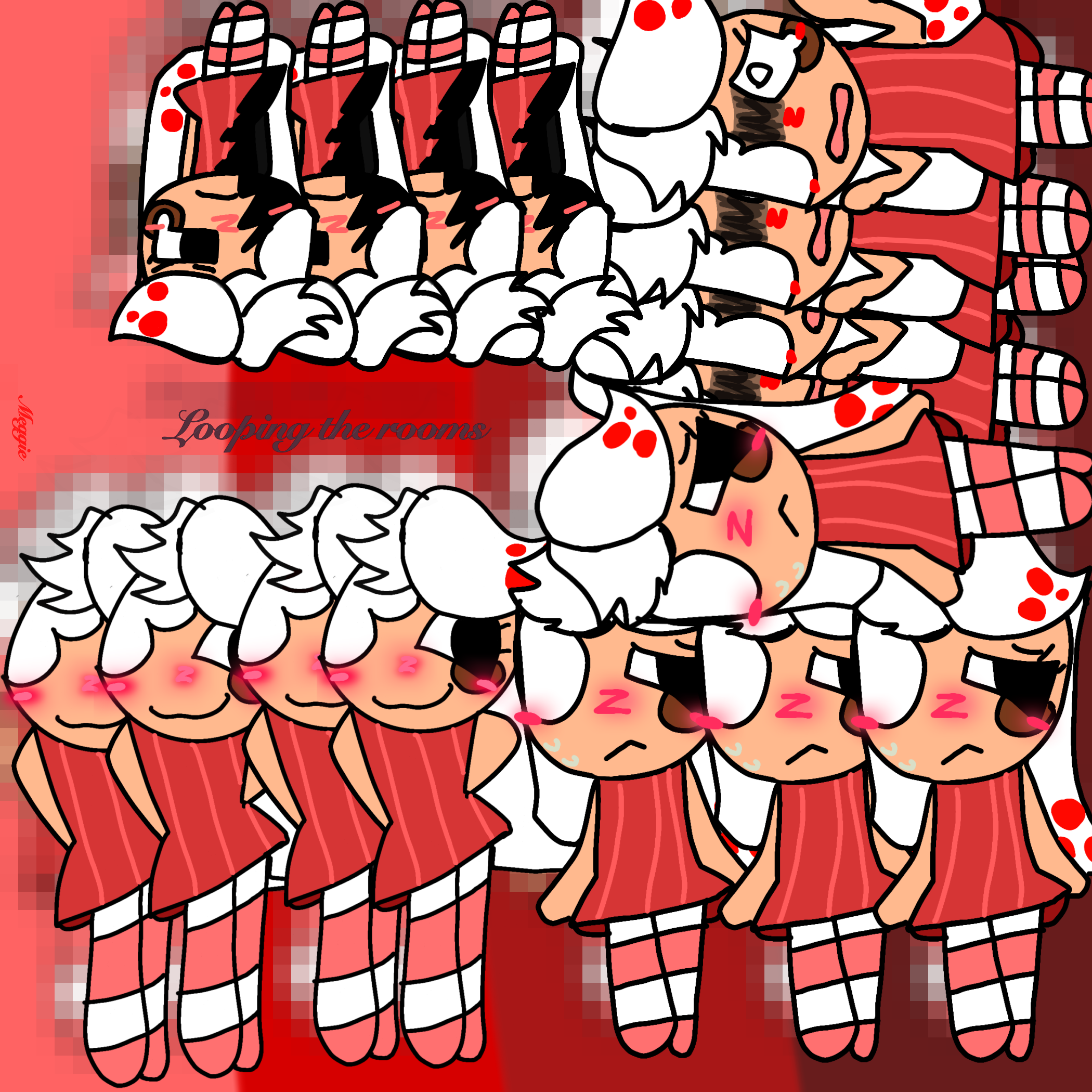 Looping The Rooms Ginger - ibisPaint