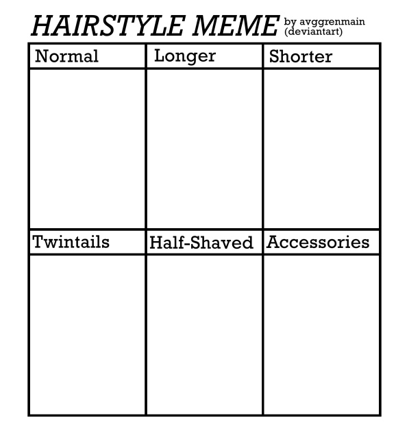 Hairstyle meme