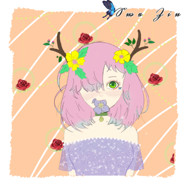 Unknown girl 🌸🌹🍇 - ibisPaint