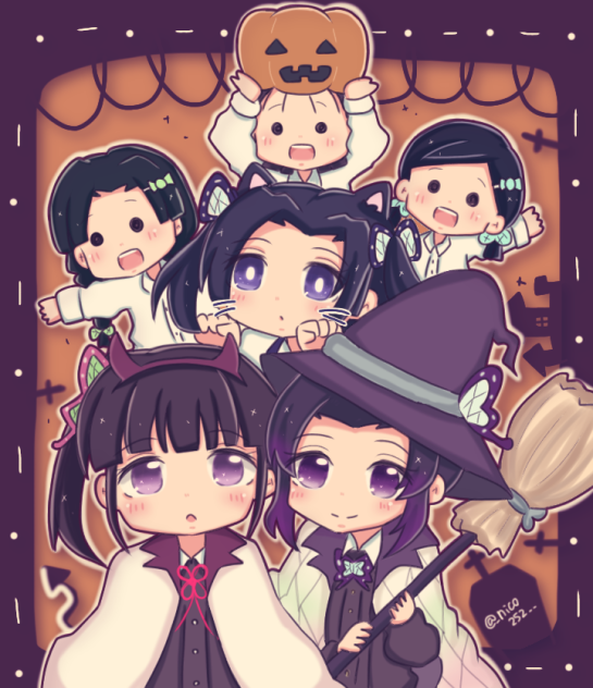 蝶屋敷のハロウィン
