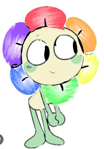 Bald ahh flower has a new wig