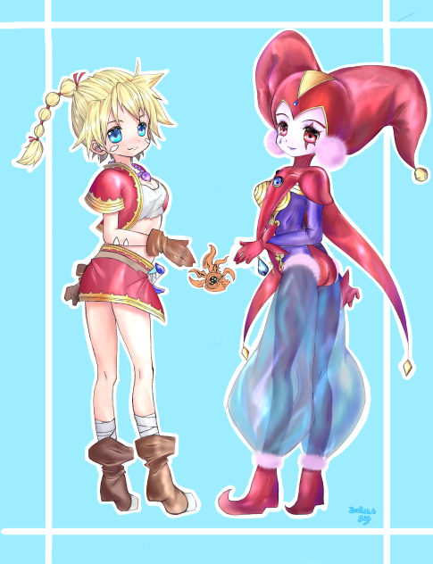キッドとツクヨミ(全身)