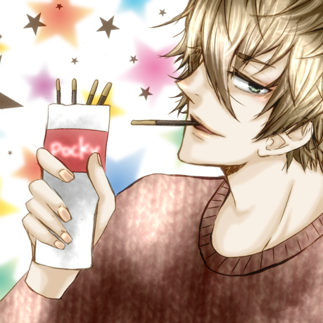 【線画】ポッキー【拝借】