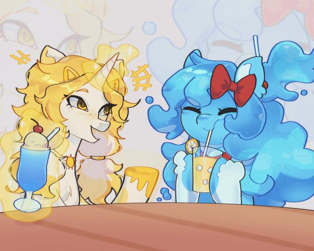 sun_ruerock and blue_bubblebuggy