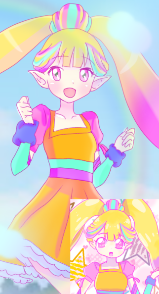 “Rainbow gummy” redraw