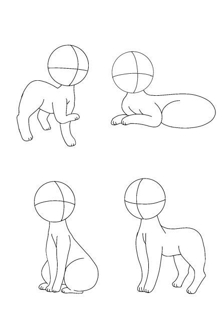 ブイズ、猫の絵用