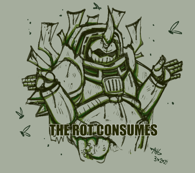 The rot consumes