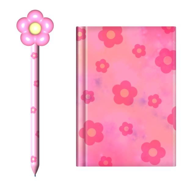 Diary and Pen 🌸