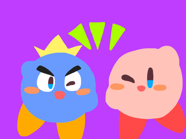 カービィとフラッフ！