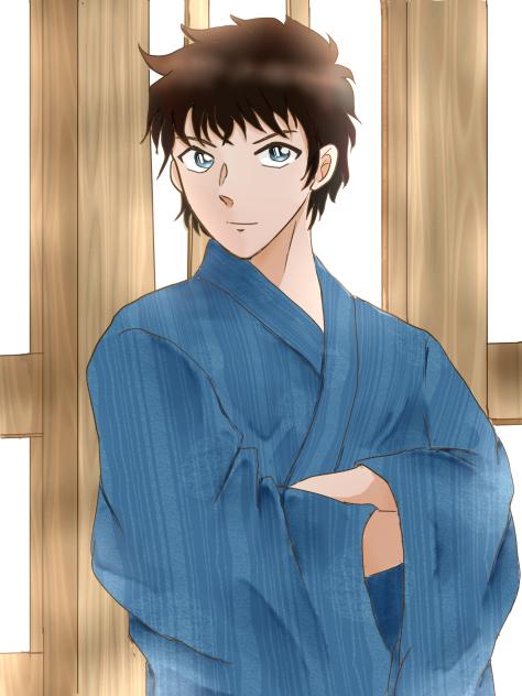 浴衣男子　松田陣平