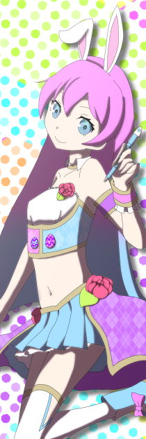 イースター少女