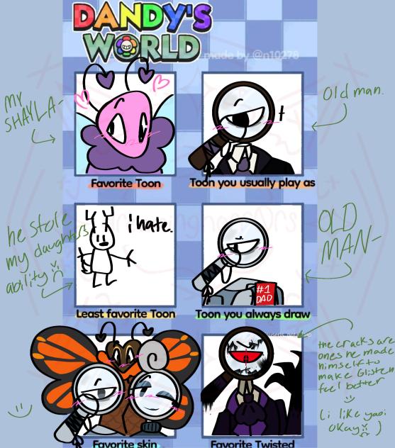 that one dandy's world drawing meme