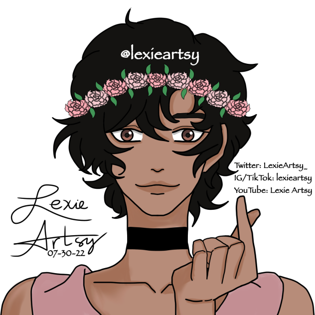 My OC’s glow-up.