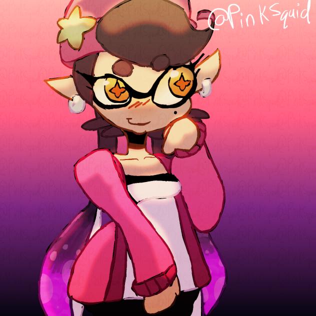 squid posts splatoon art for once⁉️