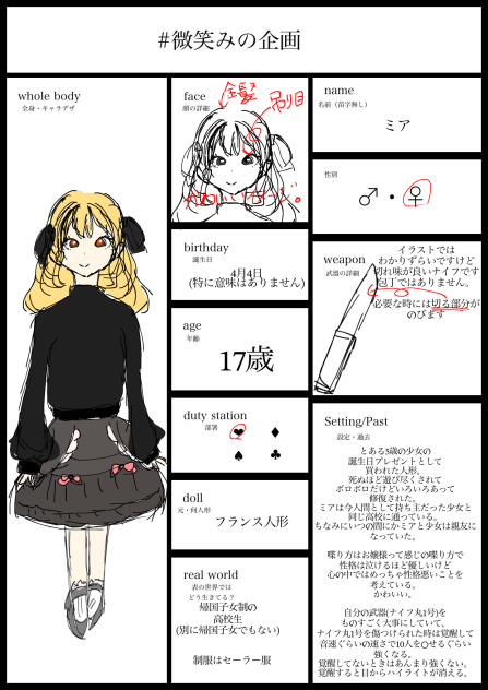 キャラ募参加！