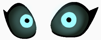 my OC's owl eyes