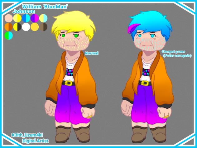 William 'BlueMan' Johnson;