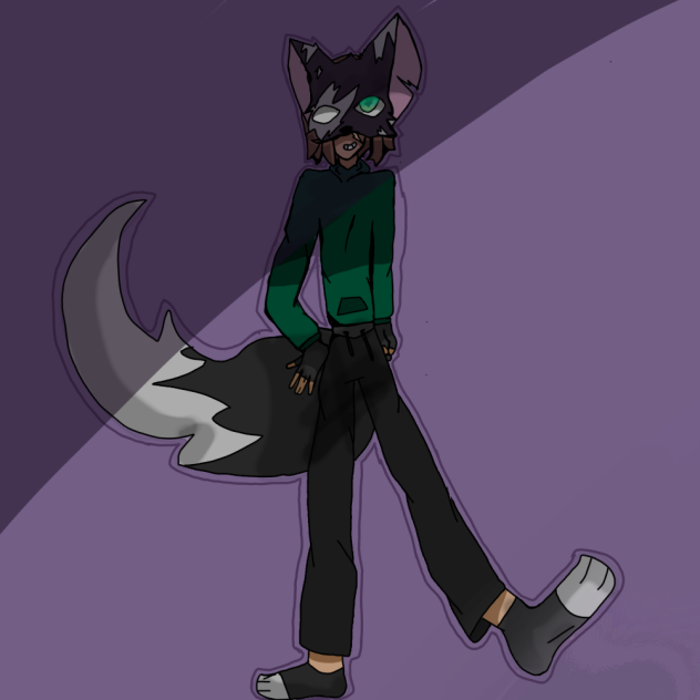 I tried drawing myself