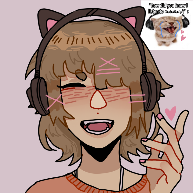 its a cat wit da headphones on - ibisPaint