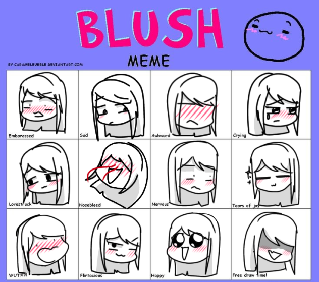 Blush meme 😂 ibisPaint