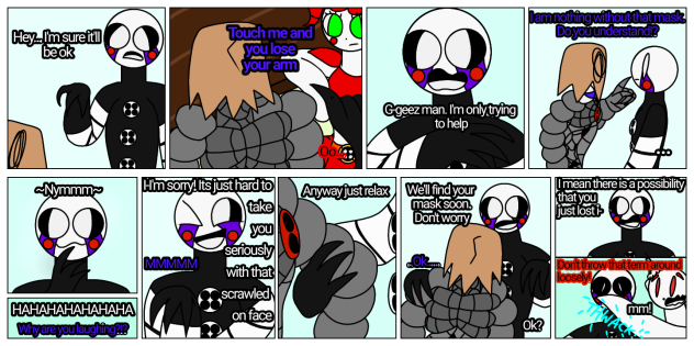 N-o Identity. p2 FNaF fanmade comic