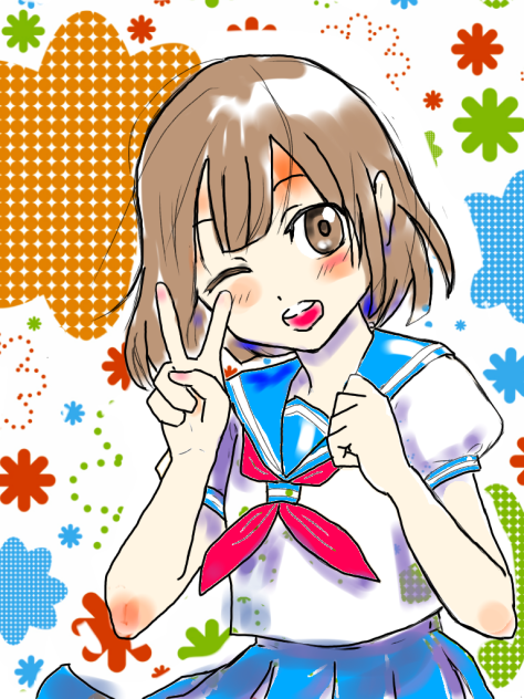 初めてのデジ絵