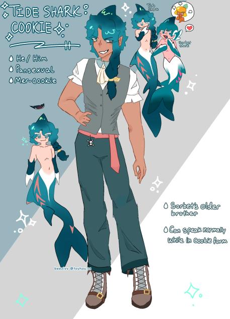 TIDE SHARK COOKIE🦈🩵