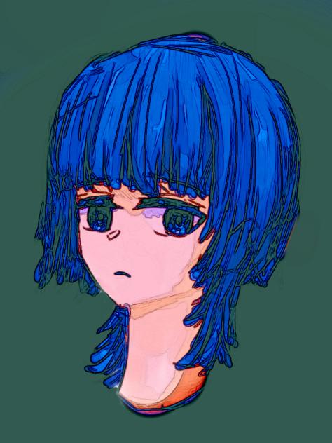 病んでそうな顔