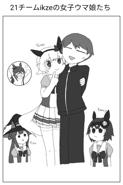 21チームikzeの女子ウマ娘たち 【ウマ娘激情の覇王】