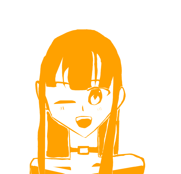 投げ縄だけ描いたえとさん