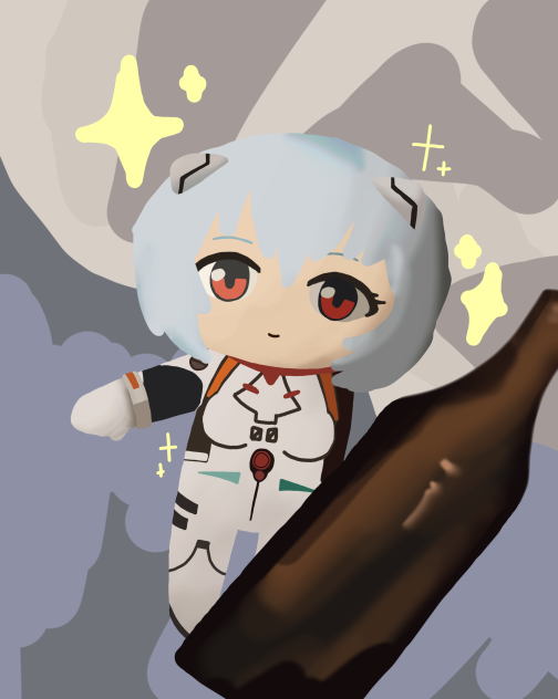 Rei plushie