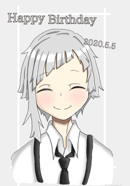 敦君　誕生日イラスト