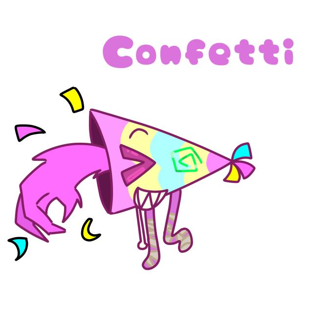 Confetti for my object show