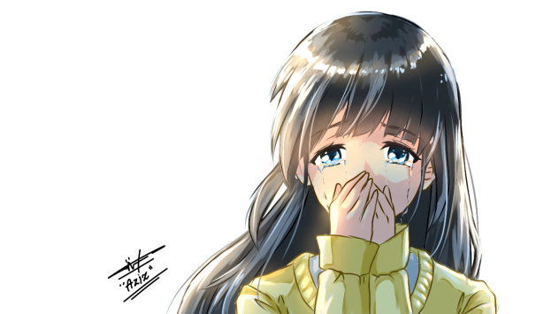 girl crying