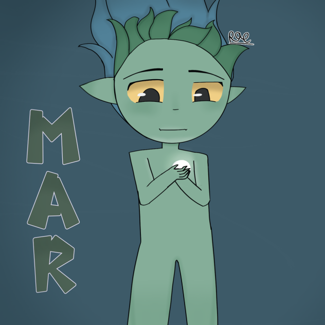 Mar's ocean form (Under The  Waves)