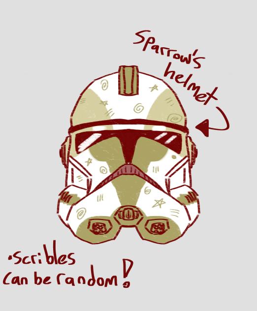 sparrows helmet!!